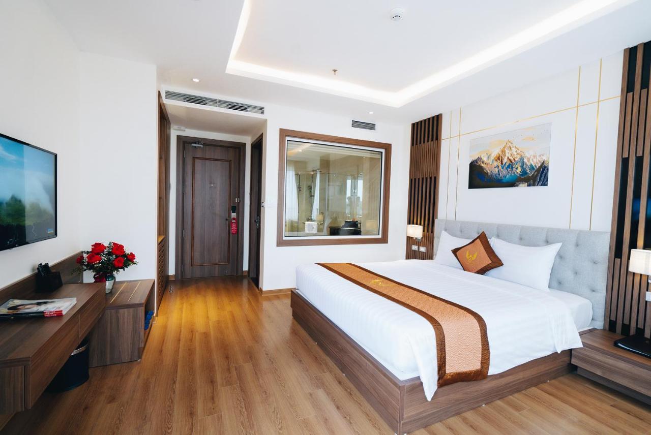มัญ กวน ลักชัวรี โฮเต็ล Hotel Vinh Yen ภายนอก รูปภาพ